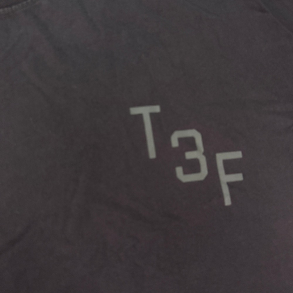 Bershka T3F Graphic Boxy Tee Men Medium Brown Oversized Sleeveless 29 Tank Top - Picture 3 of 7